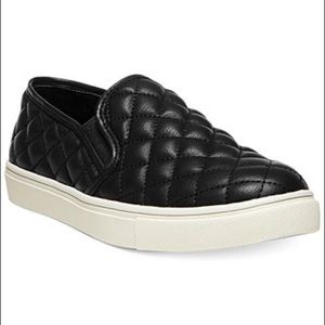 Black Steve Madden Slip-Ons